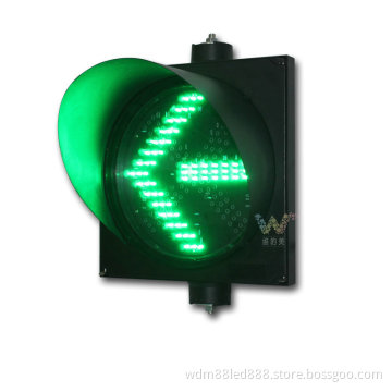 300mm directional warning green arrow traffic light